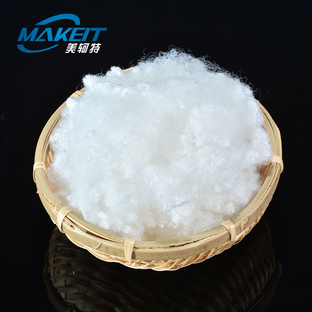 
7D Hollow Conjugated Polyester Staple Fiber Good For Filling Pillow 