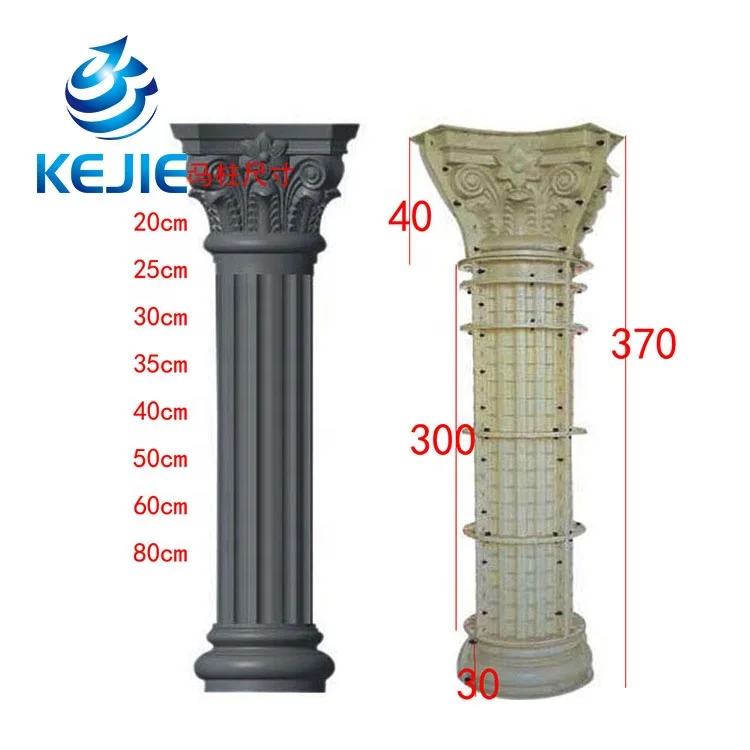 Construction Crown Molding Pillars Concrete Column Roman Pillar Molds