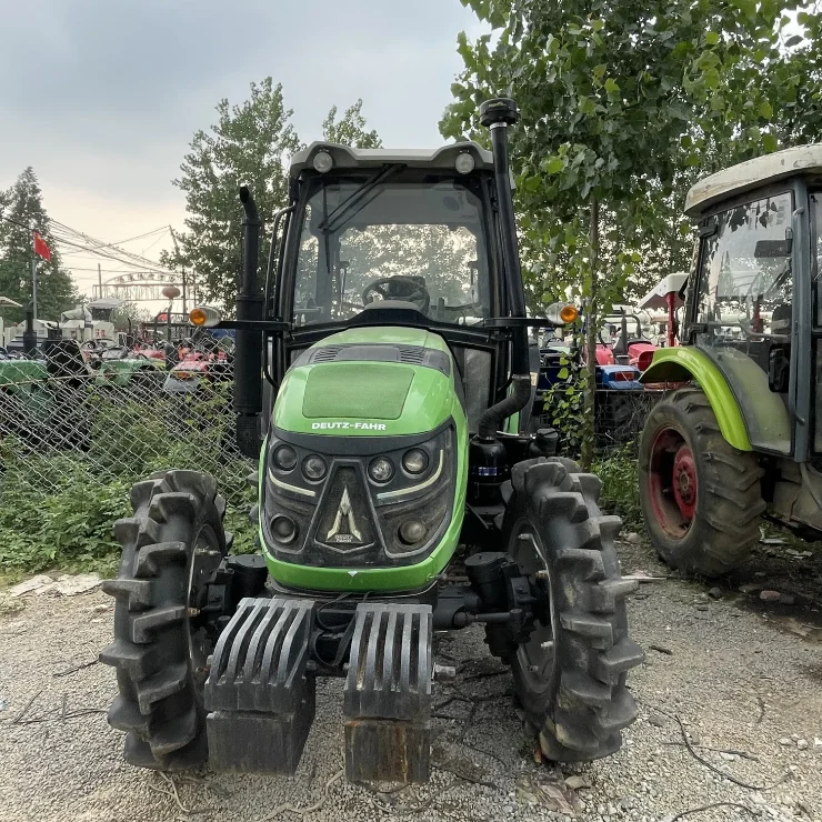 DEUTZ FAHR Used tractor farm agricultural 4WD 80HP farming 4x4 wheel Tractor For Sale