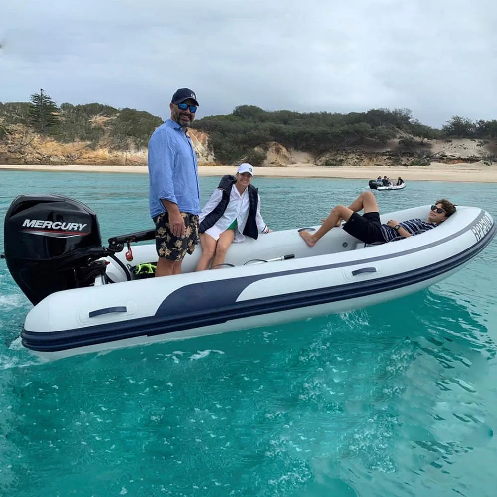 13ft RHIB390 Aluminum Rib PVC/Orca/Hypalon Inflatable Rowing Boat