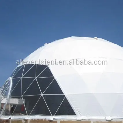 Steel structure geodesic dome kit tents for outdoor events