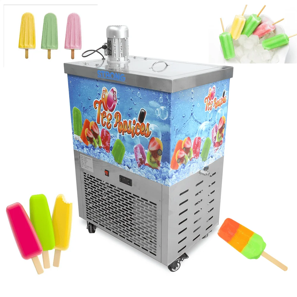 Commercial Ice Cream Popsicle Making Machine Stainless Steel Popsicle Maker Yogurt Fruit Popsicle Molds Freezer Cabinet
