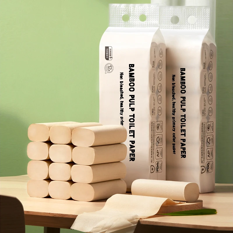 water soluble toilet paper Soft and Hygienic 3 Ply Bathroom Tissue bamboo toilet paper roll