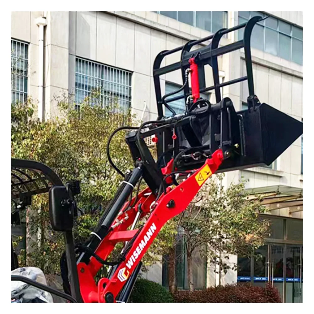 2 Ton Loader Construction Works Application Agriculture Loaders Four Wheels Drive New Mini Loader
