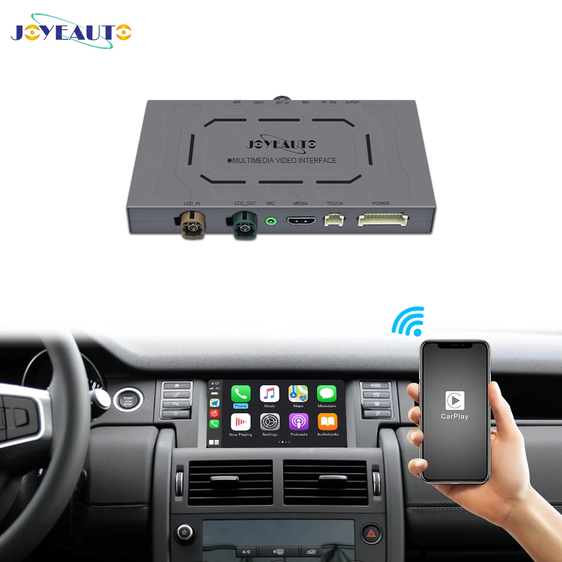 JoyeAuto MMB wireless carplay Android Auto box for Land Rover Discovery Jaguar Harman