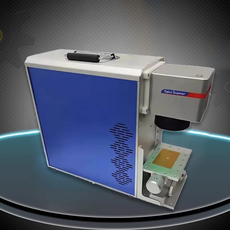 JIHUI Desktop Portable Fibre Laser Marking Machine 20W 30W 50W Metal Engraving Machine with Lifting Table