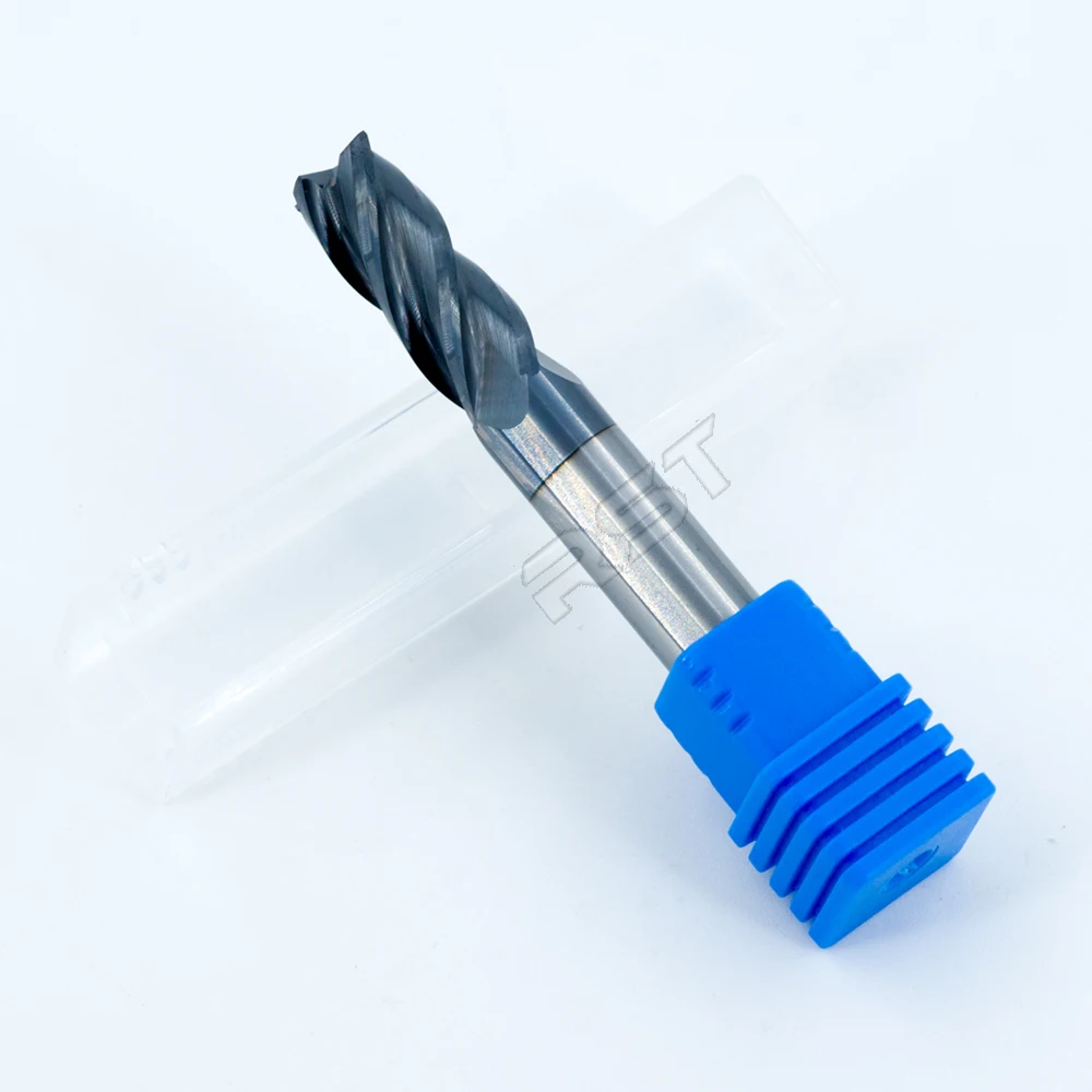 45HRC end milling cutter 4 flutes tungsten carbide end mill and drill grinder for hard material