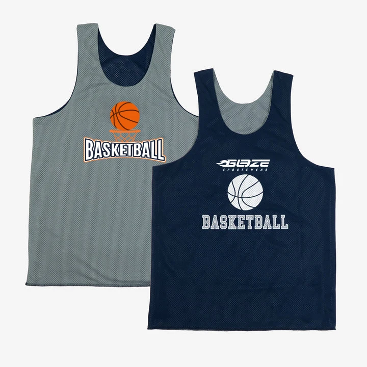 New Custom Reversible Basketball Jersey Team Reverse Singlet Mesh Sport Uniform Sublimation 2023 New design basketball jersey