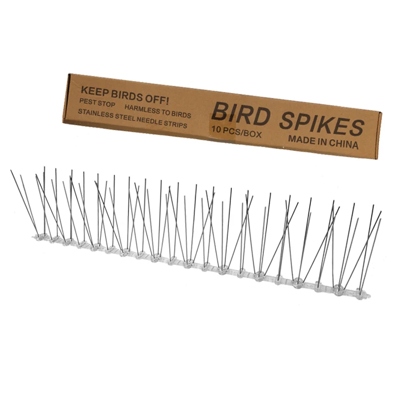  Bird Spikes for Pigeons Small Birds Cover 16 Feet Deterrent Stainless Steel Anti Fence Roof