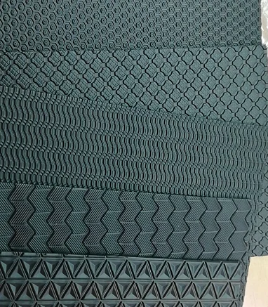 EVA foam patterns sheet for sandal fliflop outsole  making
