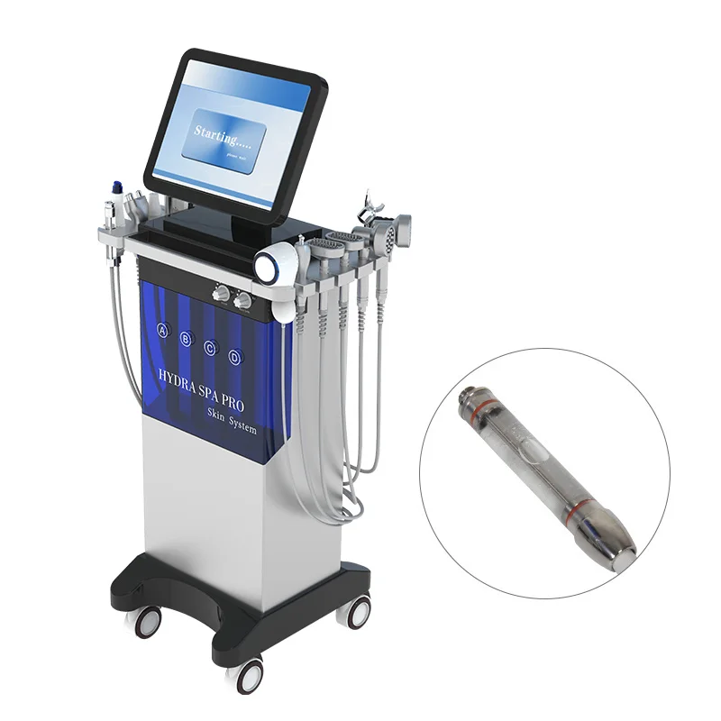 14 in 1 Diamond Peeling Hydrofacials Water Jet Aqua Facial Hydra Dermabrasion Machine / produit hydrofacials