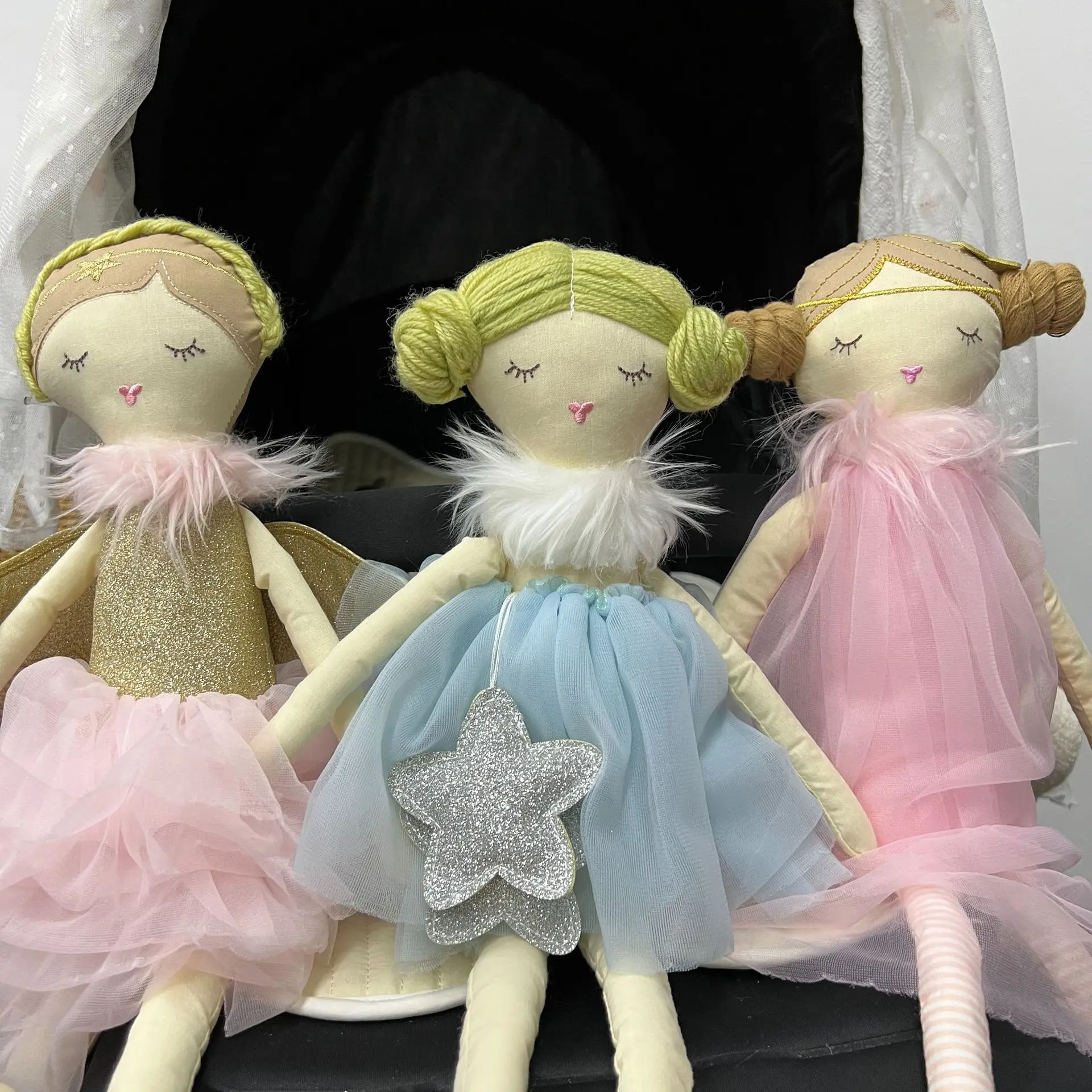 Hot Selling Plush Ballerina Doll Set Ballet Princess Girl Doll Room Decor Soft Baby Toy