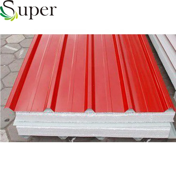 
High quality exterior thermal sandwich panel corrugated eps roof with insulation eps 