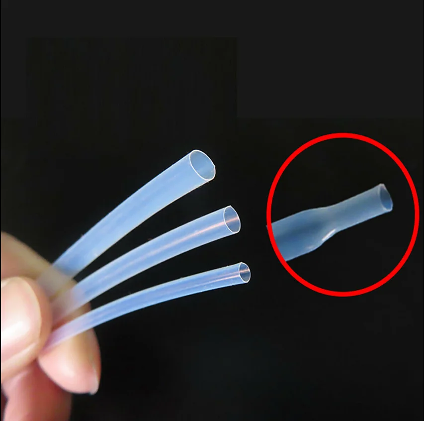 JDD medical grade ptfe heat shrink tube  4:1/1.3/1.7:1 Sleeving Tubing High Temp 0.5mm - 40mm