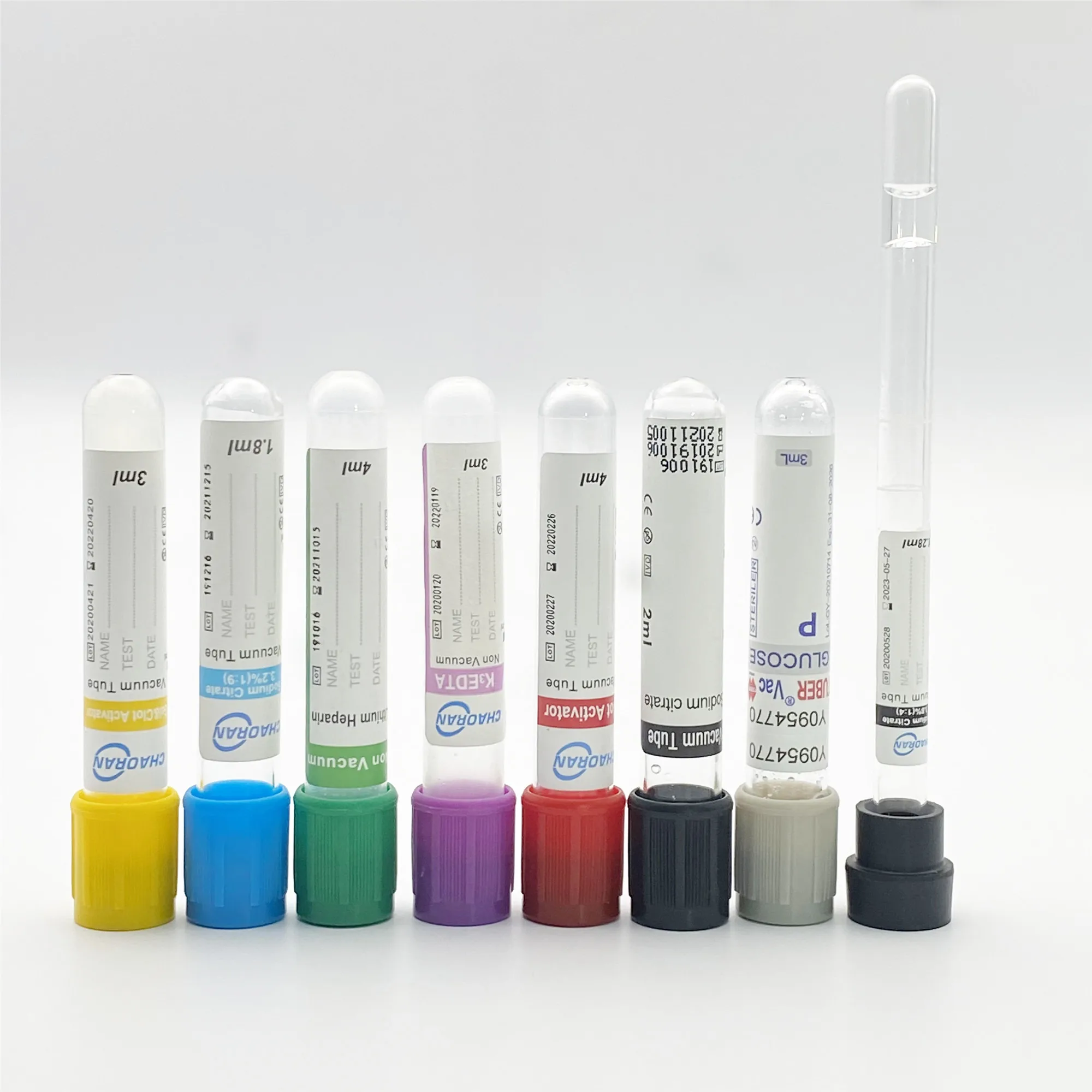 Medical Disposable Use Blood Collection Tube Blood Sample Tubes Manufacturers