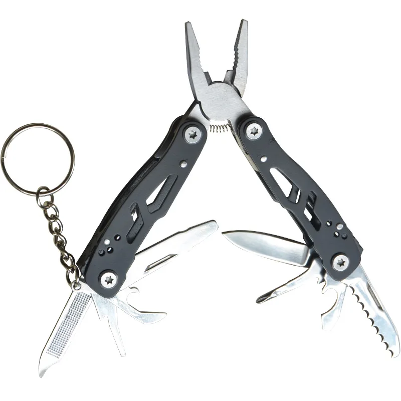 Amazon hot selling Multitool Hand Tool Screwdriver Mini Plier Portable Stainless Pocket Folding Knife Pliers Outdoor Tools (1600273273807)