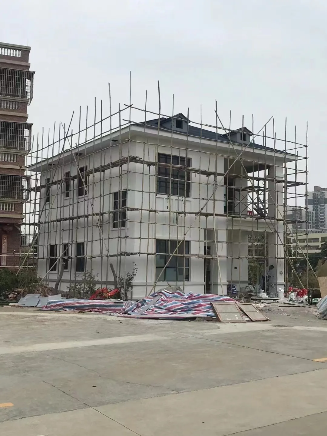 High Quality Professional Design Light Steel Villa  Luxury Villa Design Prefab Villa Big House
