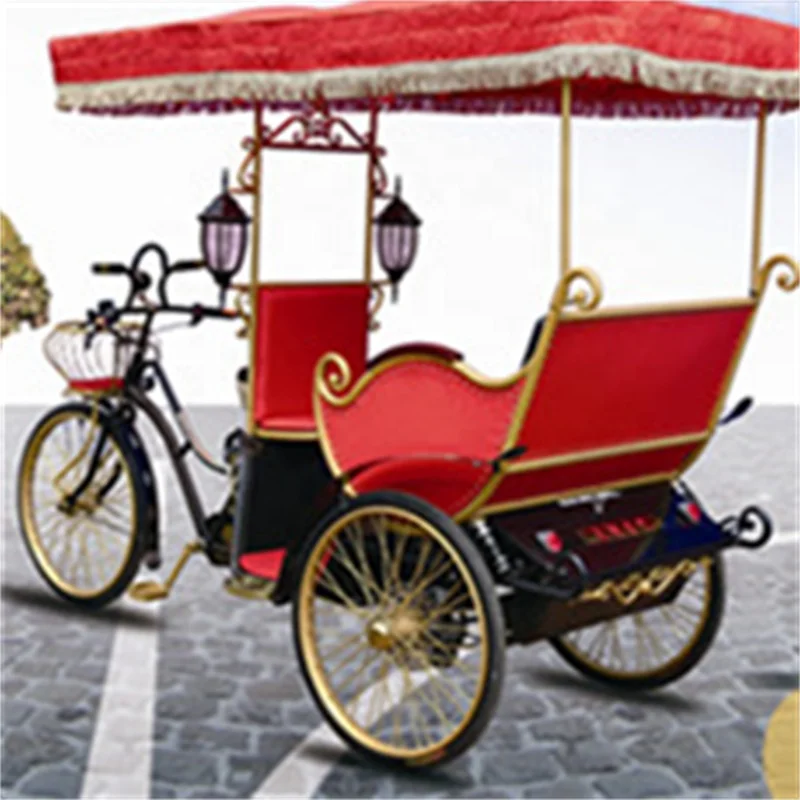 Electric tricycle for passenger ,Sightseeing Three Wheel Tricycle Electric Rickshaw Pedicab