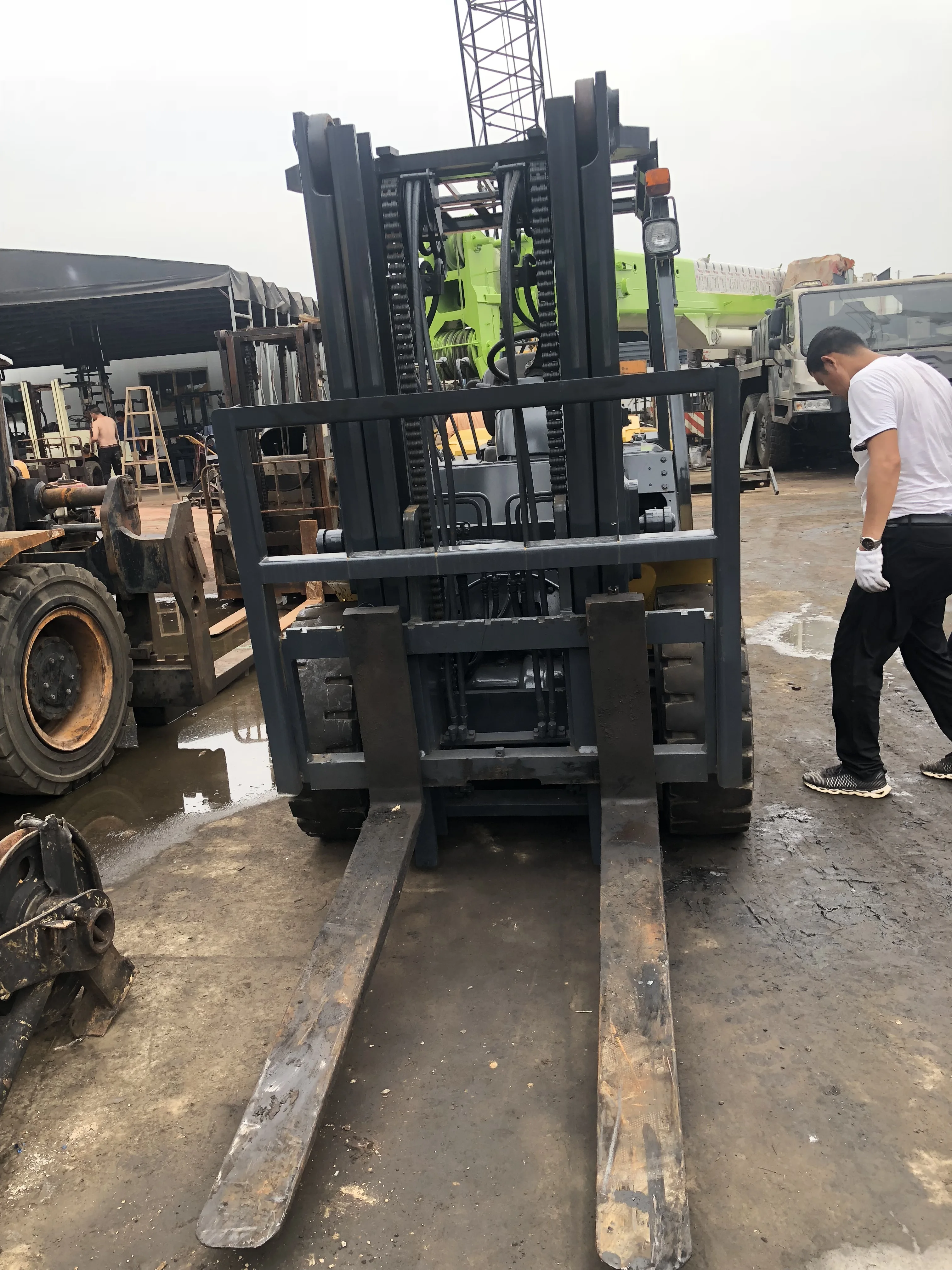 high quality KOMATSU 5 ton FD50 used forklift made in Japan