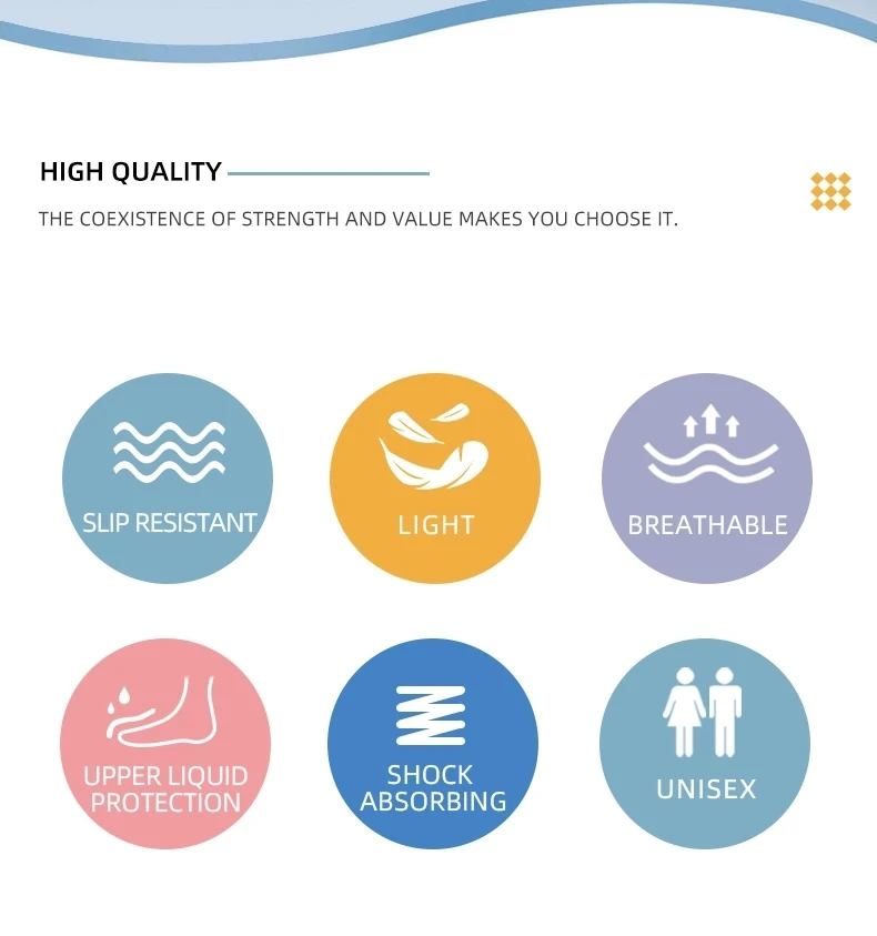 JIEJU Slip-Resistant New Collection EVA Chef Shoes Clogs Chef Shoes For Men For Cook Memory Foam Kitchen Shoes