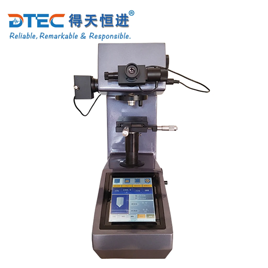 DTEC DHV-1000DT Touch screen Micro Vickers Hardness Tester Desktop Type for Metal Hardness Test CCD camera and software