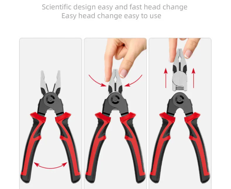Multi purpose tool , 5 In 1 Pliers Toolkit Wire Stripper Plier And Round Nose Pliers Portable Hand Stripping Tools