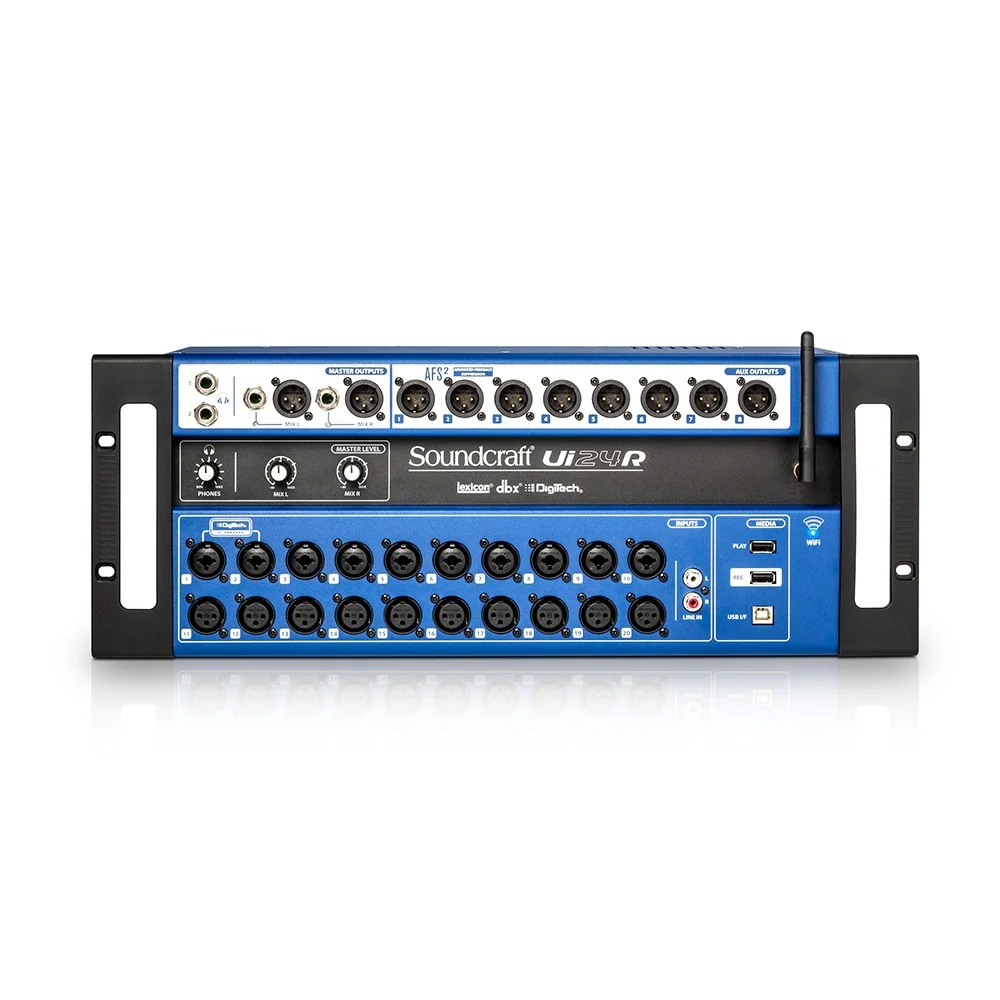 Soundcraft Ui24R 24-Channel Mixing Console With Integrated Stage Box & DSP