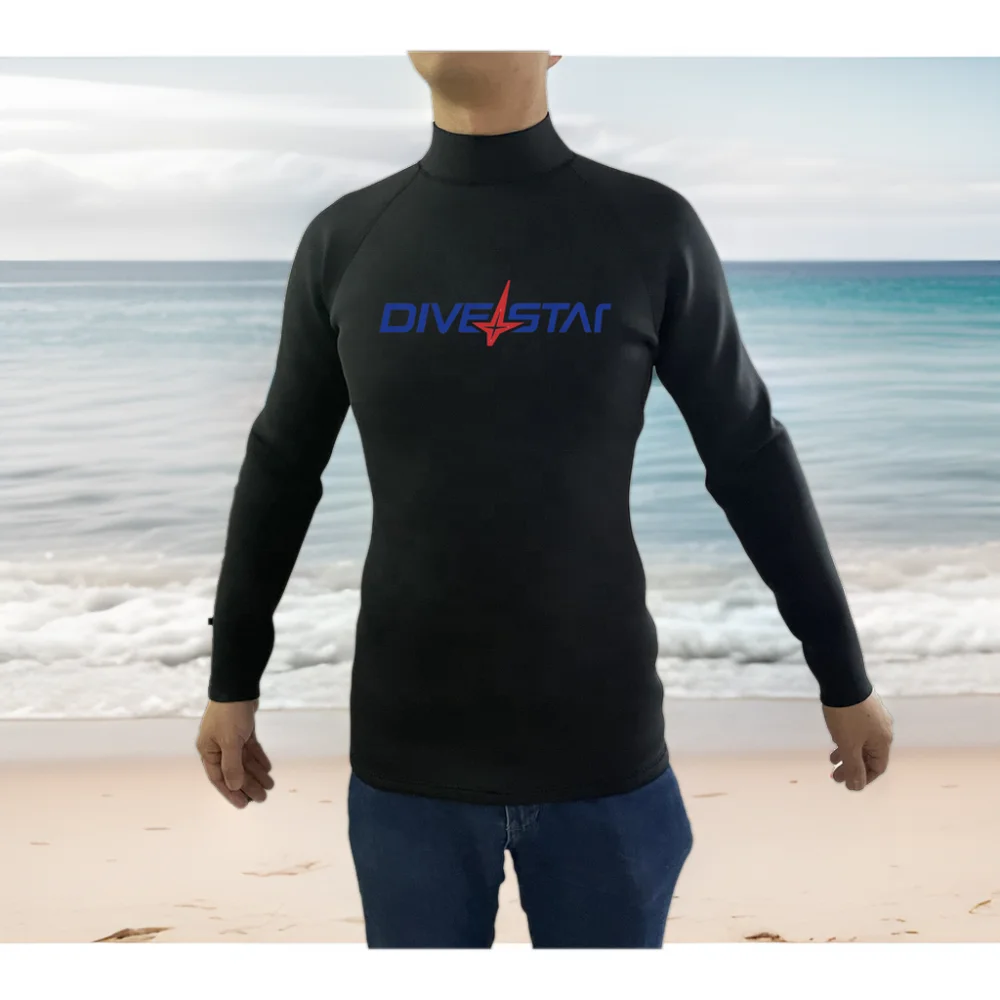 Unisex Long Sleeve Sailing Jacket Customized 1.5mm/2mm/3mm Neoprene Top Waterproof Plus Size Fashionable Print for Adults