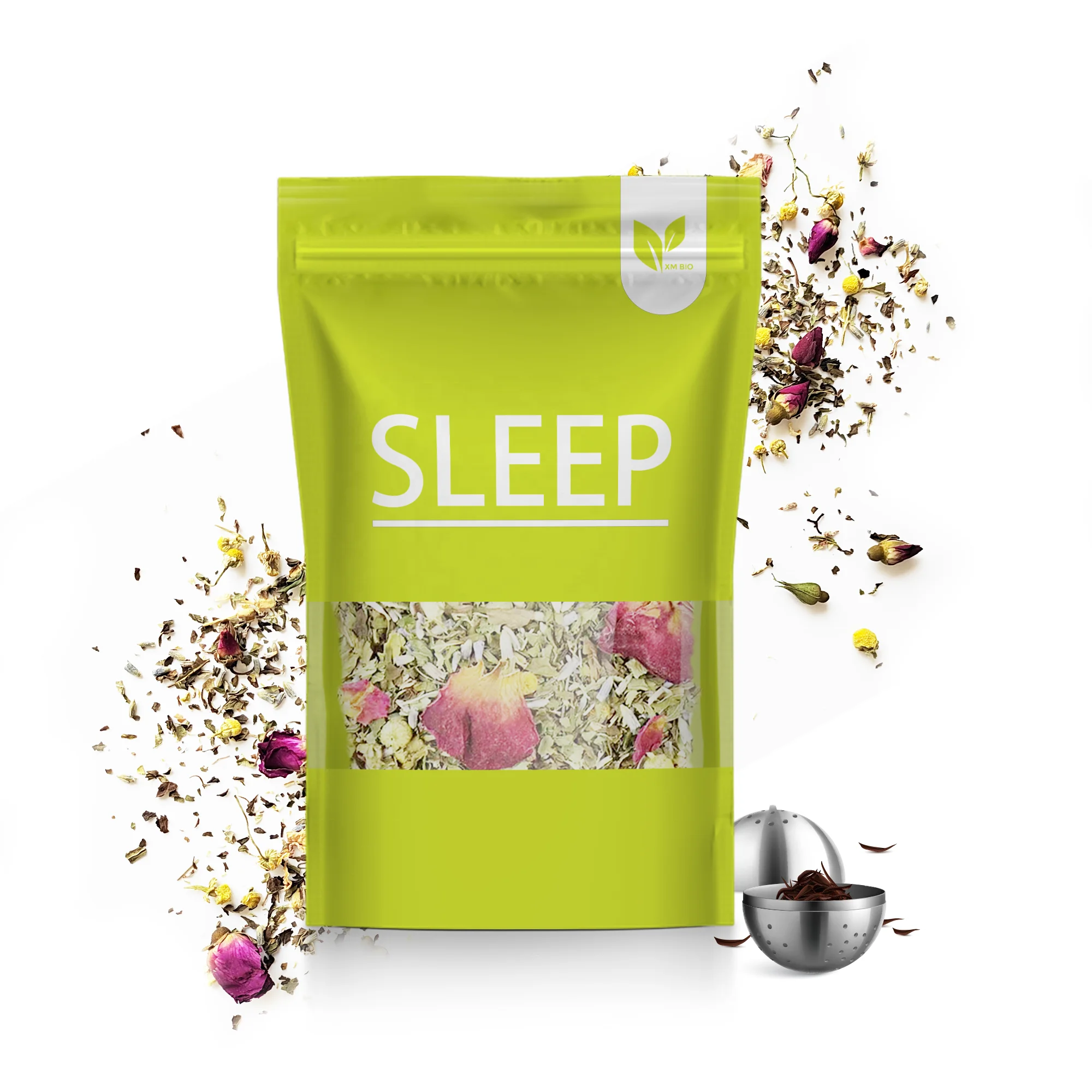 Customized Chamomile Lavender Sleep Tea For Stress Relief, Good Sleep