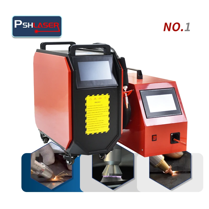 Mini Portable Fiber Laser Welding Machine with Wire Feeder for Stainless Steel Metal Handheld Welder
