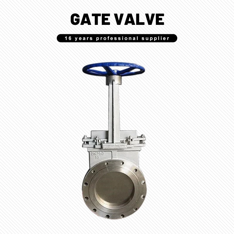 High Quality Hot Selling Ceramic Manual Knife Gate Valve YFPZ73TC-10C DN80 Manual Ceramic Knife Gate Valve