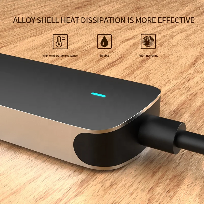 High quality 6 ports usb c docking station hub of  otg adapter splitter 65w 6 in 1 support Switch Laptop Dock Station