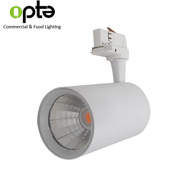 30W Fixed Track Lights Rail Lighting System 3000 lumen LED Track Light with anti-glare reflector