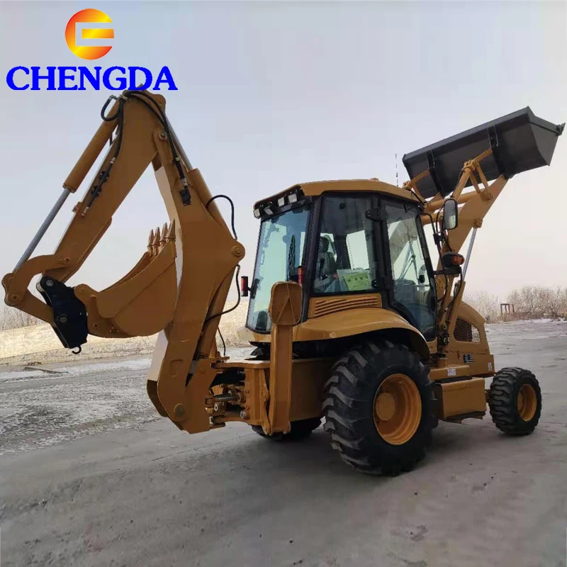 China Used Digger 2018 Mini Backhole Loader Excavator For
