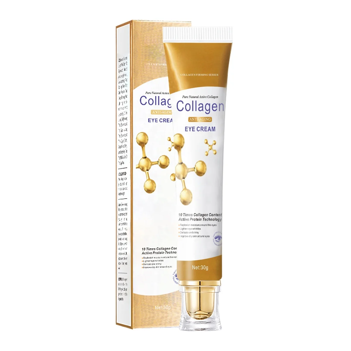 Wholesale Collagen Firming Anti Wrinkle Puffiness Repairing Dark Circle Tightening Bags Removal Under Eye Cream