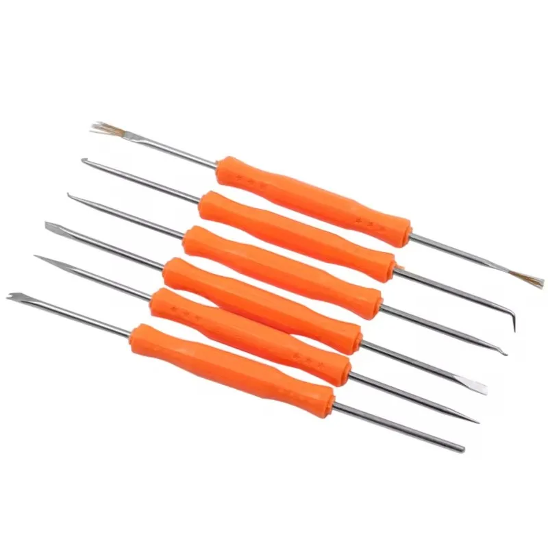 6Pcs Soldering Disassemble Tool Set PCB Electronic Components For Welding Grinding Cleaning Repair Soldering Aid Tools