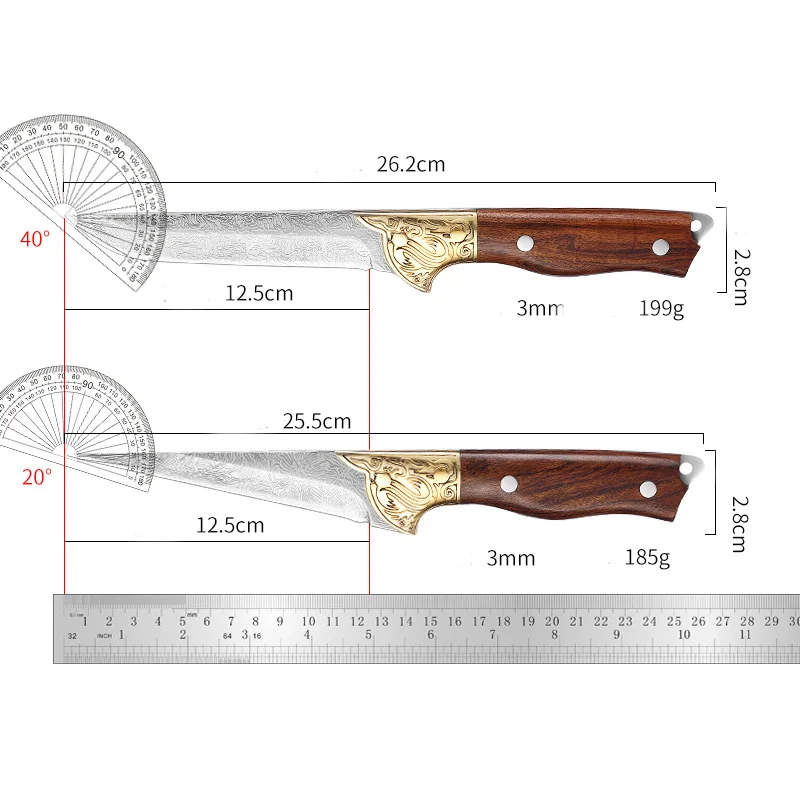 Wholesale Customization Kitchen Knife Set Damascus Kitchen Knives new kitchen gadgets 2024
