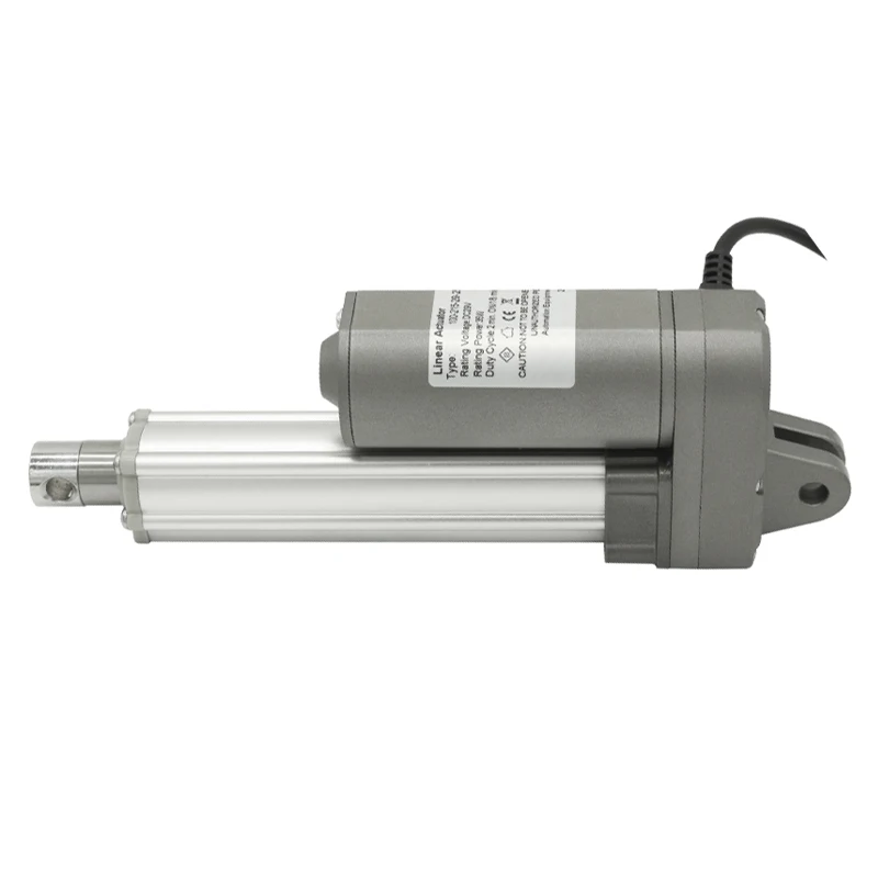 Industrial Plc 100kg 400mm Stroke Farm Linear Electrical Actuator Valve 24vdc Stepper Motor Actuator Motor Linear 800n