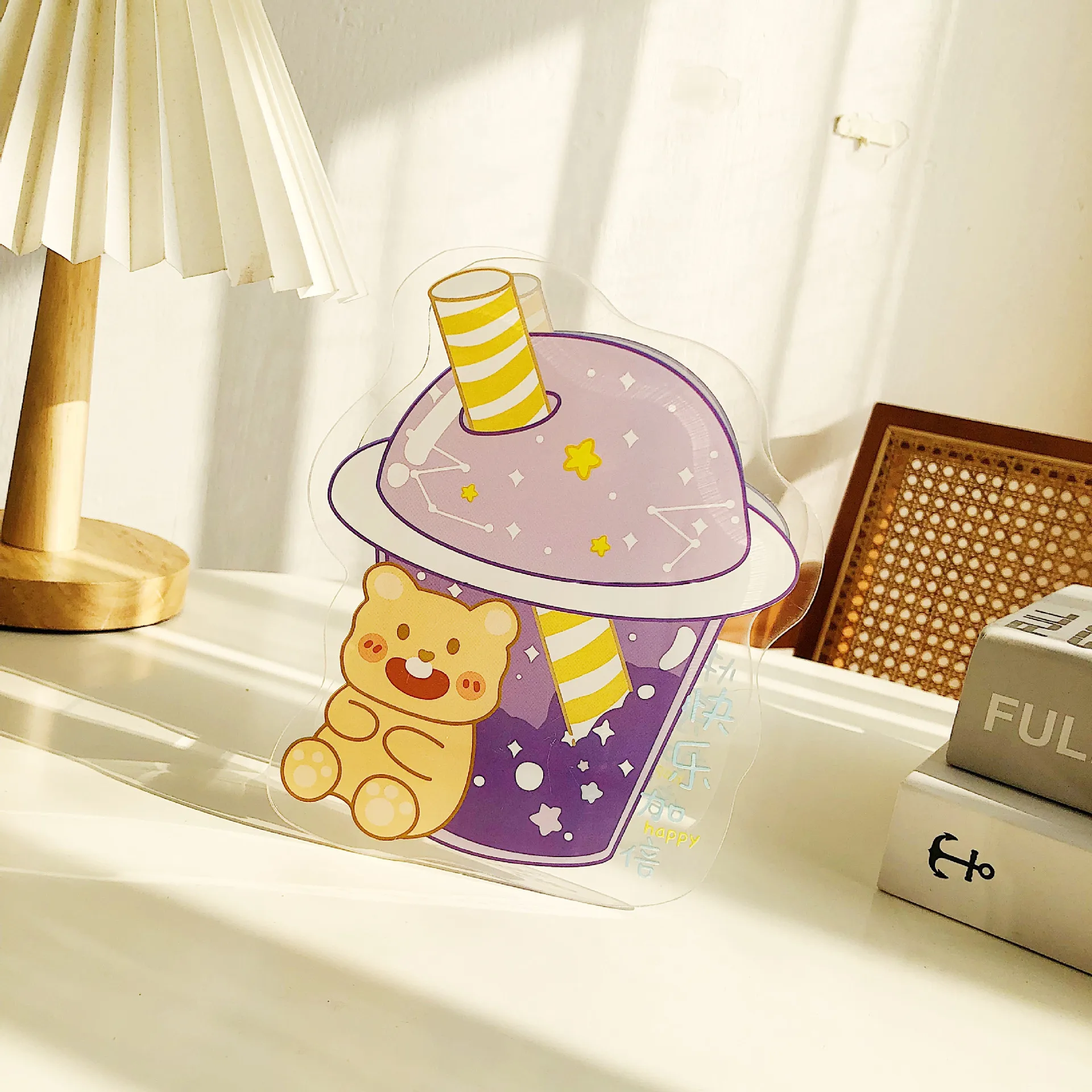 Новый необычный Настольный органайзер настольный офисный декор один прозрачный акриловый карандаш держатель для ручек