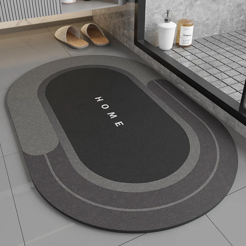 Customize Absorbent Door Mat Diatom Mud Bath Mat for Outdoor Indoor Quick Drying Non Slip Household Floor mat