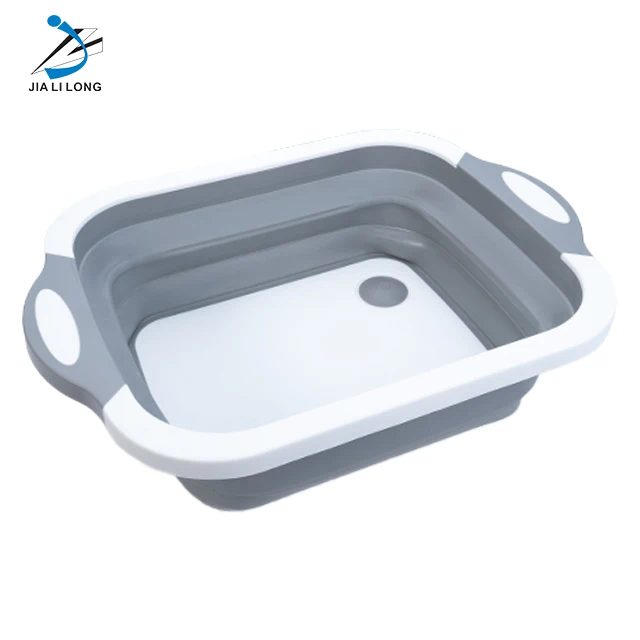 NEW Chopping Board Multi-function Kitchen Plastic Silicone Dish Tub Portable Collapsible Cutting Board Accessories/tool/gadget