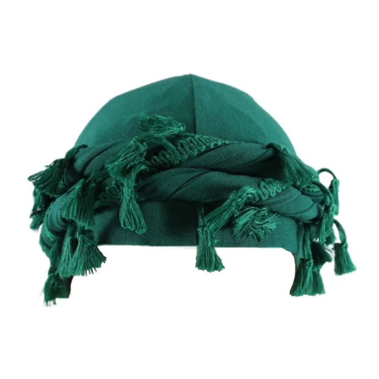 Мягкая эластичная хлопчатобумажная повязка на голову этнический ореол тюрбан дураг головной платок атласная шелковая шапочка для мужчин тюрбан