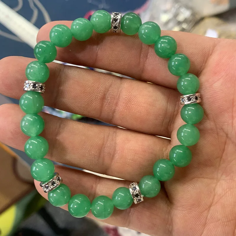 Hot Amethyst Agate Bracelet Copper Zircon Girlfriends Bracelet Accessories Crystal Single Ring Bracelet