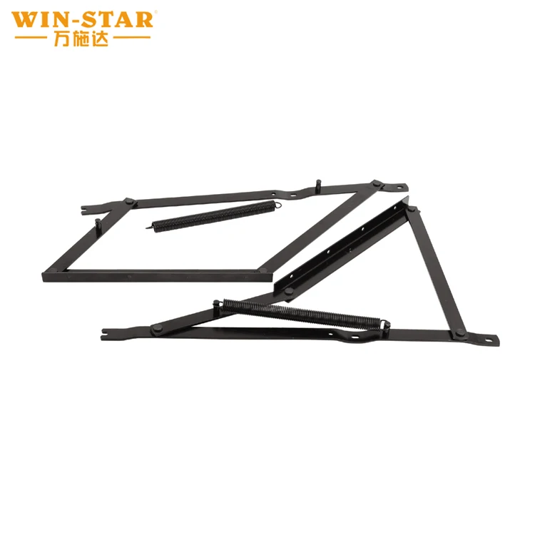 WINSTAR strong sofa bed box storage metal hinge with spring function sofa bed furniture Hardware