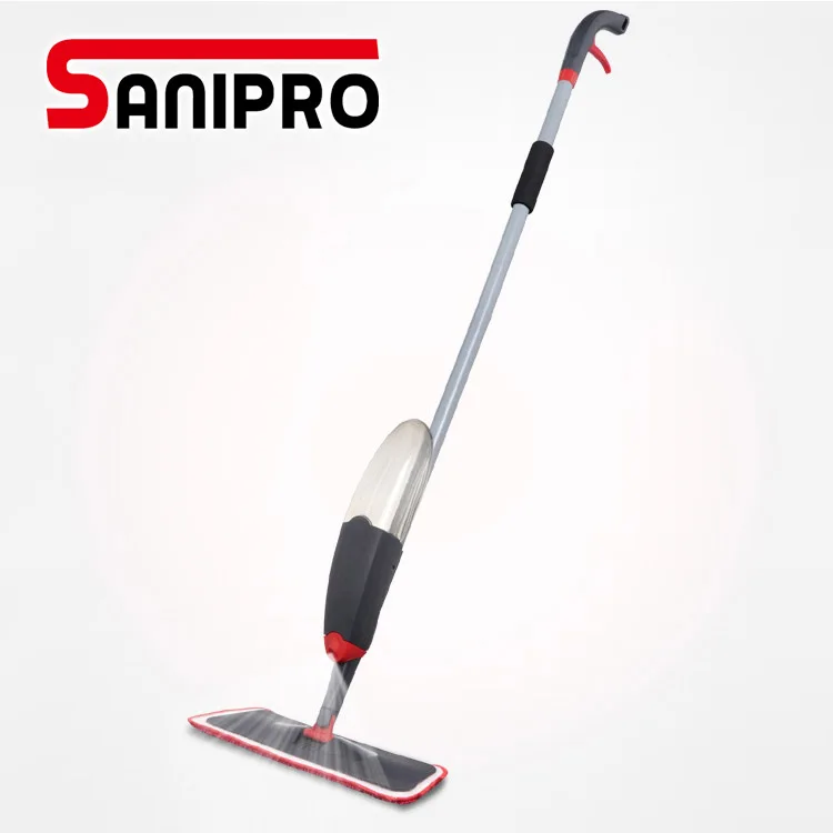 Sanipro New Design Refillable Spray Bottle Washable Pads Flat Mop Household Microfiber Spray Mop Floor Cleaning Water Spray Mop