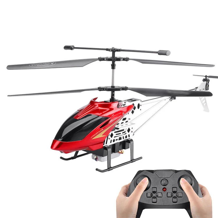2.4G 3.5 Channels Remote Control Metal Drone Flying Helicopter Aircraft Toy RC Helicopter Toys For Adult Kids