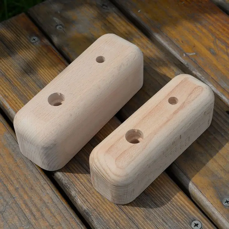 Zeyisy Indoor Rock Climbing hang Finger Strength Training Beech Wood Hangboard for Lover