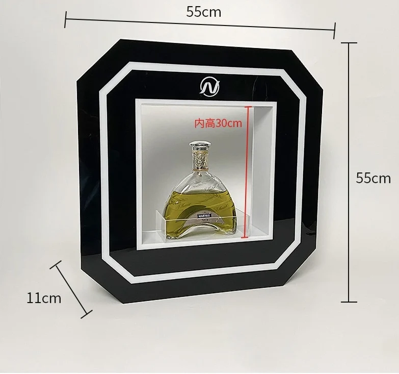 Party Supplies Bar Rechargeable VIP Display XO Hennessy Champagne Stand Rack LED GIFT BOX Bottle Presenter