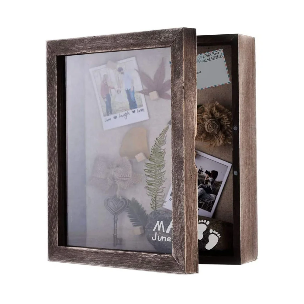 Factory direct Shadow Box Frame Picture Frame Shadow Display Box Ideas to Make Memory Box