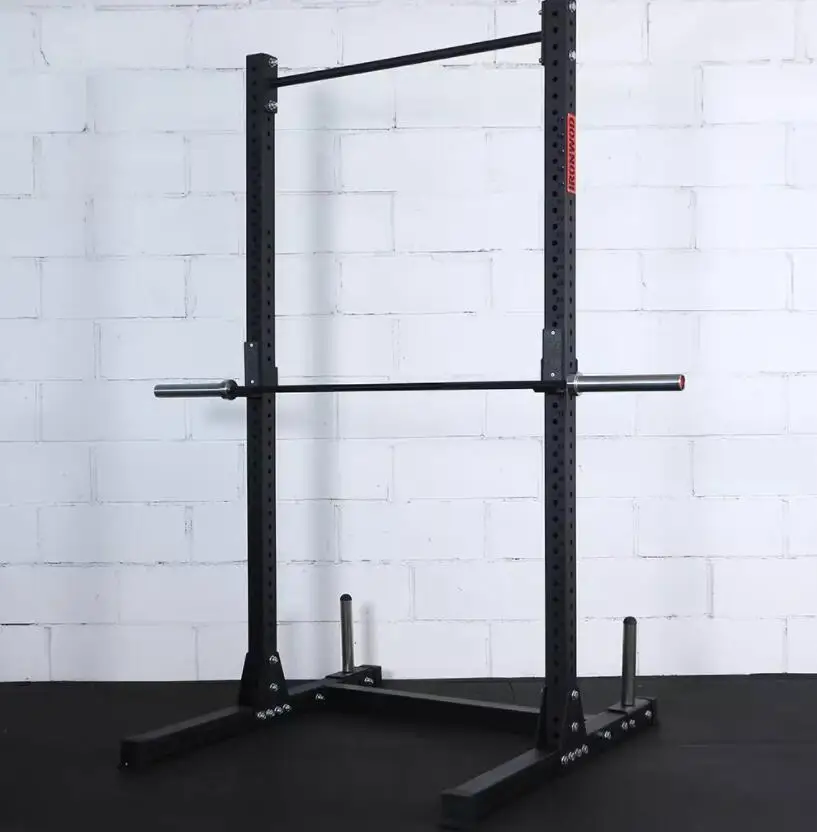 half squat weightlfiting power stand rack with pull up bar